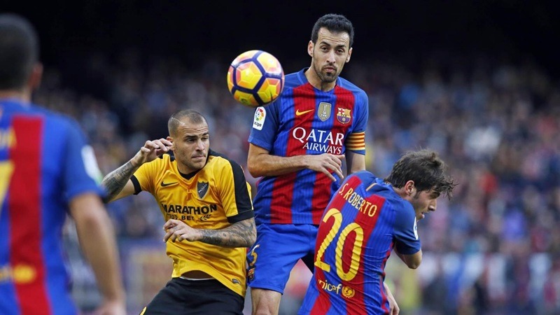 Khoảnh khắc thi đấu trên sân của Busquets